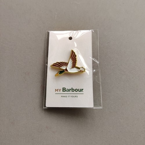 Barbour enamel lapel - barbour, pin