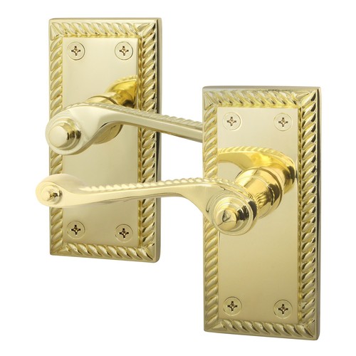 Polished brass georgian scroll - brass,