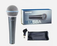 Shure Beta58A Supercardioid Dynamic Vocal Microphone Handheld -FAST SHIPPING