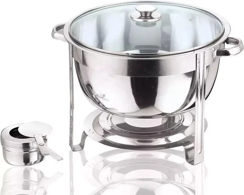 Chafing dish glass - chafing, lid