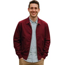 Urban Road Mens Harrington Bomber Jacket Tartan Lined Vintage Retro Casual Coat