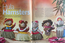 KNITTING PATTERN Alan Dart Hula Hamsters toy hawaiian grass skirt drum Sirdar DK