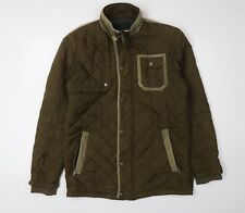 Nicholas Deakins Men's Green Quilted Jacket, Medium