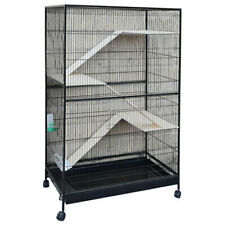 LARGE 4 Levels Tall Rat Ferret Chinchilla Squirrel Cage Rodent Hutch MND