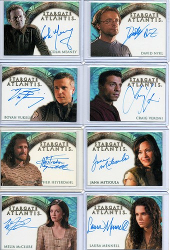 Stargate atlantis autograph - stargate,