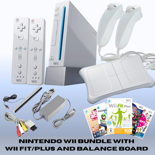 Nintendo wii console kit - console,