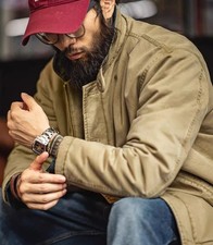 Maden Men's Vintage US Navy