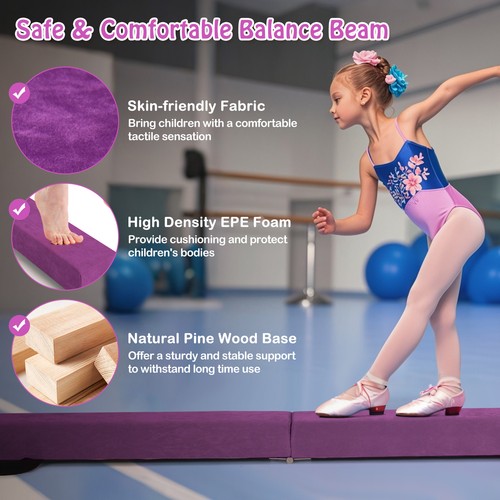 Folding gymnastic beam - folding,
