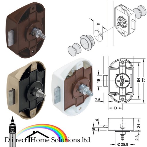 Push button lock with - lock,