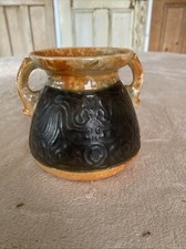 Vintage Art Deco 1920s Ditmar Urbach Alien Ware Vase Czechoslovakia Pottery