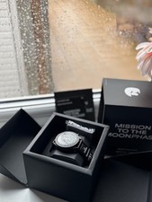 OMEGA X Swatch Mission to the Moonphase Snoopy Black [Genuine, New with Box]