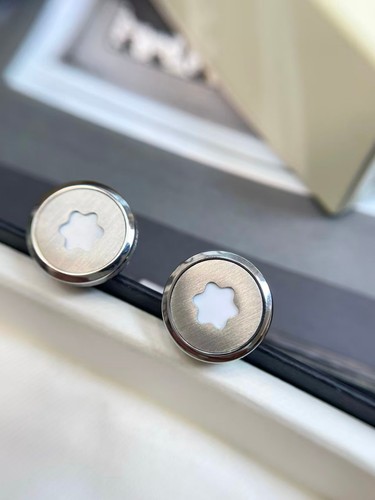 Montblanc round cufflinks - montblanc,