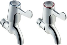 BIB TAPS CHROME LEVER 1 PR 1/4