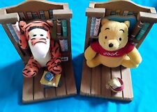 DISNEY-POOH AND TIGGER BOOKENDS WITH SOFT TOY AND BOOK