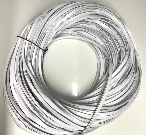 Plastic panel edge trim - plastic, white