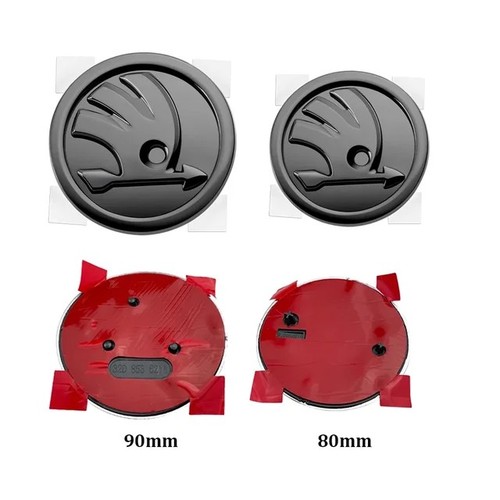 90mm abs emblem for skoda - 90mm,