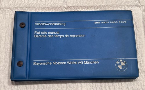 Bmw factory flat rate - rate, manual