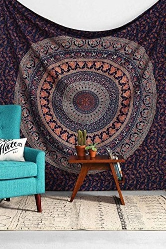 Large elephant tapestry sun - elephant,