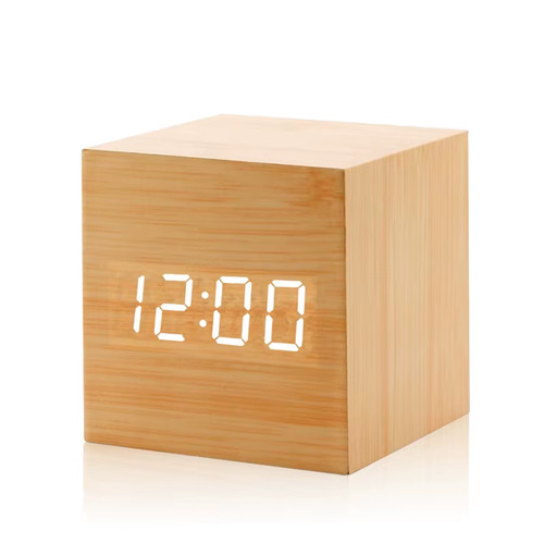 Wooden led digital - digital, alarm