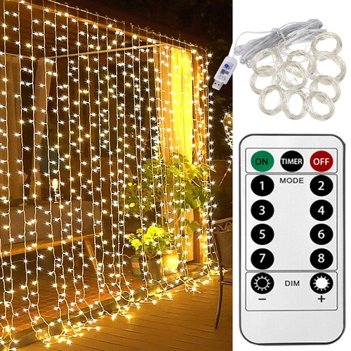 300 led curtain fairy - led,