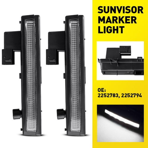 Pair truck sun visor marker - truck,
