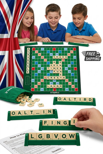 Scrabble board game - scrabble,