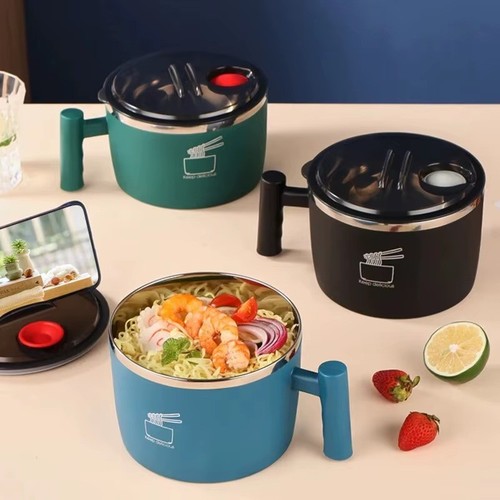 Stainless steel ramen bowl - stainless,