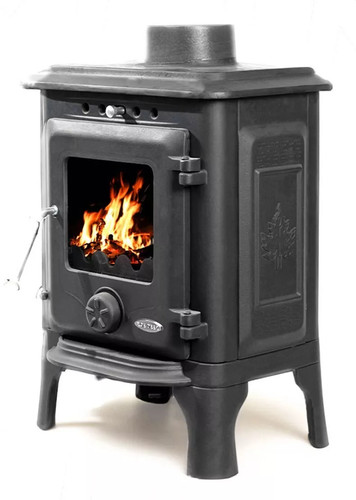York wood stove - york, burning