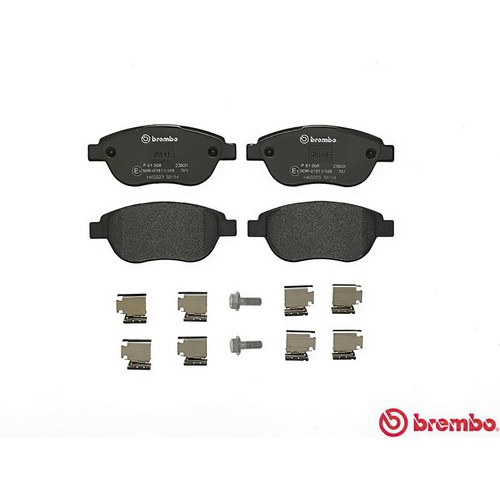 Front brake pads brembo p61068 - front,