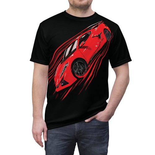 Red chevy corvette z06 - chevy,
