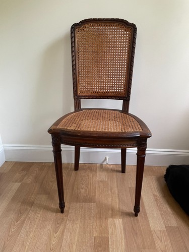 Antique oak pressed back - oak,
