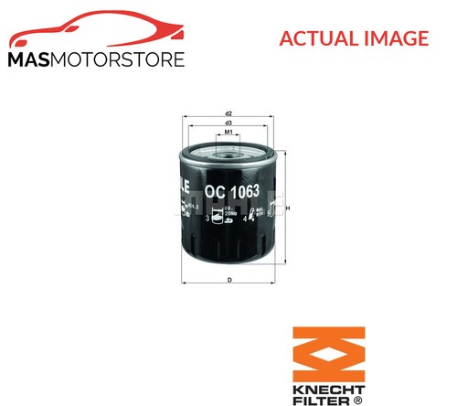Engine oil filter - engine, knecht