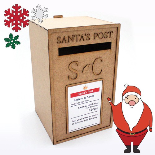 Santa post box xmas - post,