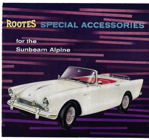 Sunbeam alpine series - alpine, iii