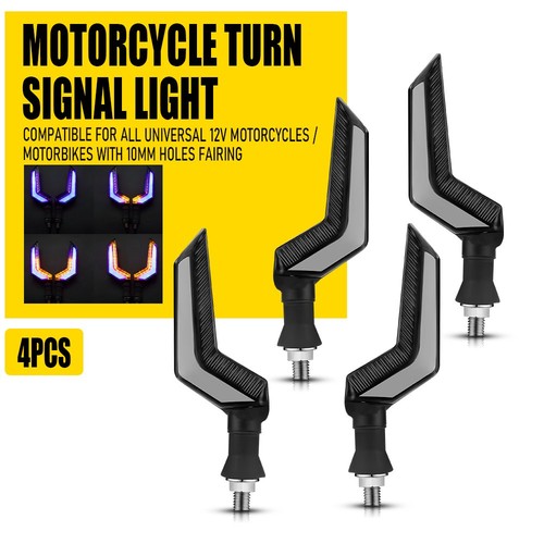 4pc motorcycle flowing turn - 4pc,