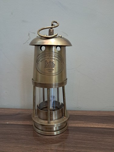 Vintage nautical brass oil - brass,