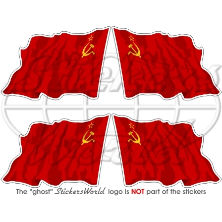 Soviet union flying flag - soviet,