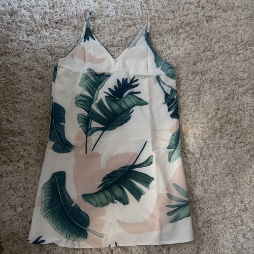 Vera lucy palm print slip - palm,