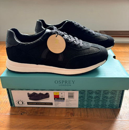 Osprey london black trainers - osprey,