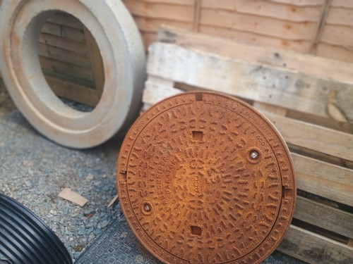 Cast iron drain cover lid - iron,