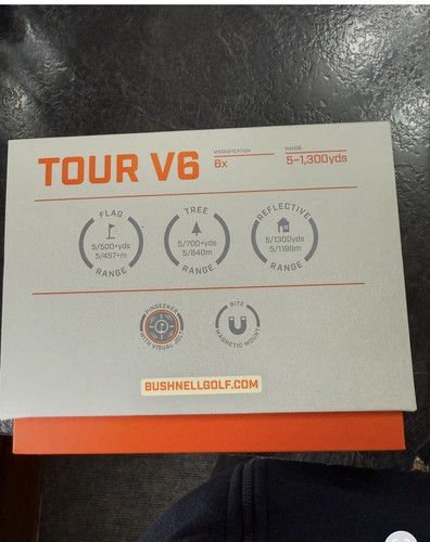 Bushnell tour golf laser - tour, v6