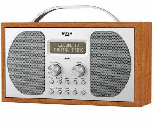 Bush wooden dab radio with - bush,