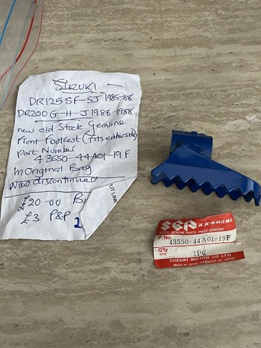 Genuine suzuki dr125 dr200 - genuine,