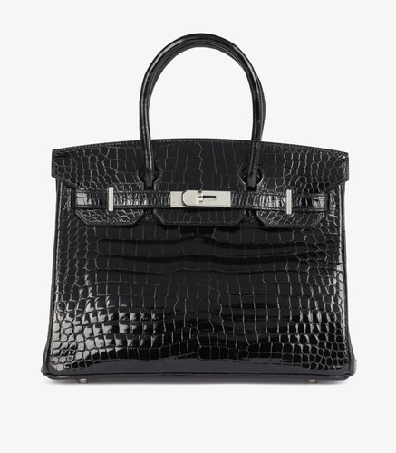 Hermès black shiny - hermès,