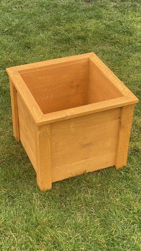 Wooden garden planters - garden,