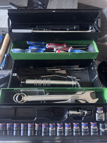 John deere tool box with - deere, king