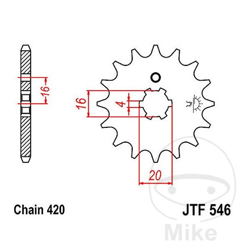 Sprockets coarse gear - jt,
