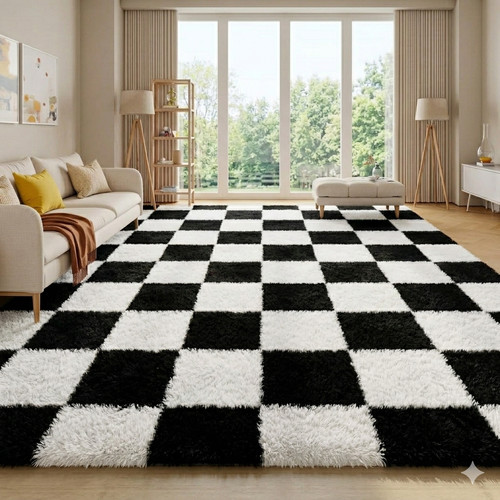 Fluffy rug large - shaggy, rugs