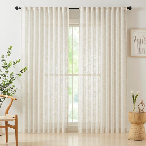 Linen semi sheer - linen,