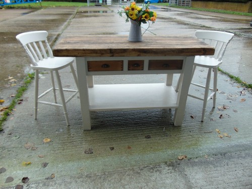 Kitchen island breakfast bar - kitchen,